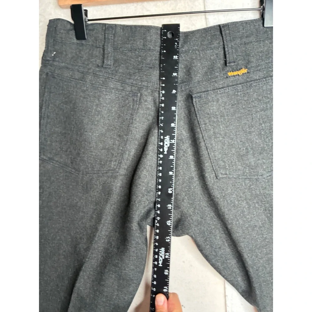 Wrangler Wrancher Dress Jeans Mens 31x32‎ Charcoal Gray Heather Twill 82HK